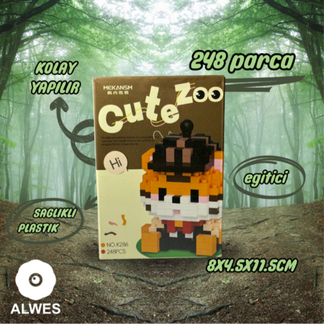 Kaplan Cute Zoo Lego Seti