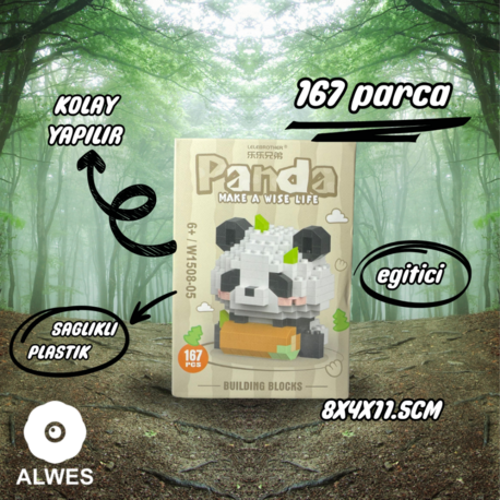 Kütüklü Panda Lego Seti