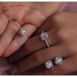 Swarovski Zirconia Damla set 