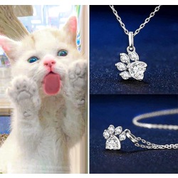 White Cat Kolye Modeli 