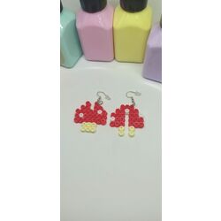 3D Mantar Küpe