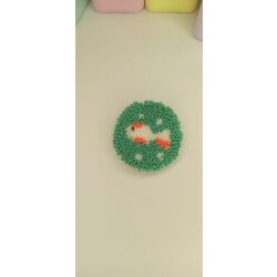 Koi Balığı Nakış Rozet