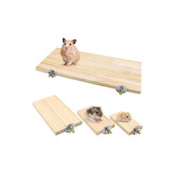 4 Boyutlu Kuş Ahşap Platform, Dikdörtgen Kare Ahşap Levrek Standı Kurulu Habitat Kafesi