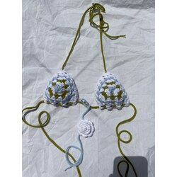 Yeşil detaylı bikini