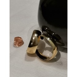 Gold halka küpe 