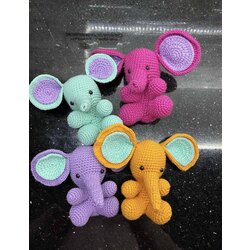 amigurumi oyuncak fil