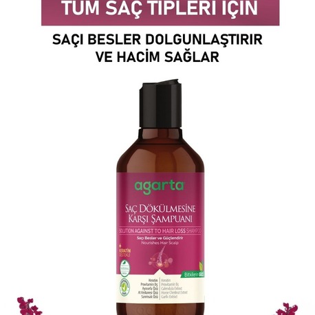 AGARTA DÖKÜLME KARŞITI ŞAMPUAN