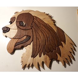Wood Intarsia Pattern: Cavalier