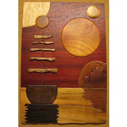 Wood Intarsia Pattern: Dream