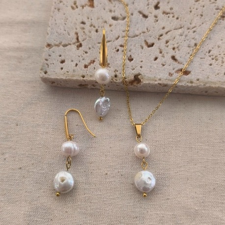 No:02 İnci İkili Set - Duru 