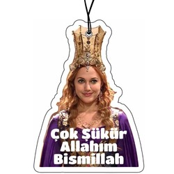 Hürrem Sultan tasarımlı oto kokusu aksesuarı