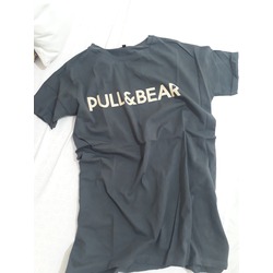 Koyu gri pull&bear tişört 