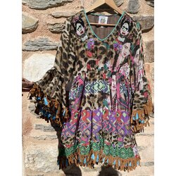 Fridalı Boho Elbise