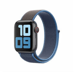 Mavi - Kahverengi Apple Watch Loop Örgü Kordon — Ücretsiz Kargo