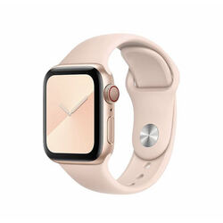 Kum Pembe Apple Watch Silicon Kordon — Ücretsiz Kargo