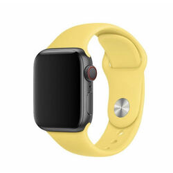 Sarı Apple Watch Silicon Kordon — Ücretsiz Kargo