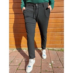 Double Paça Kumaş Pantolon Siyah