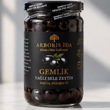 660 ml Olive Gemlik Yağlı Sele Zeytin Doğal Fermente