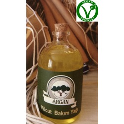 Argan Vegan Organik Besleyici Canlandırıcı Nemlendirici Vücut Bakım Yağı 100ml
