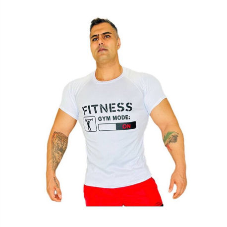 İthal erkek fitnes tişort