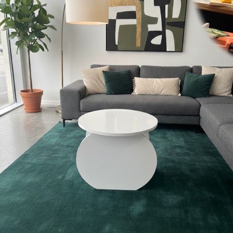 Modern Tasarım Orta Sehpa-Zigon Sehpa– Beyaz 50x44cm