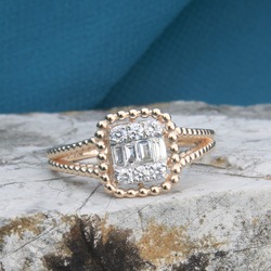 Altın Köprü Yüzük - Golden Bridge Ring