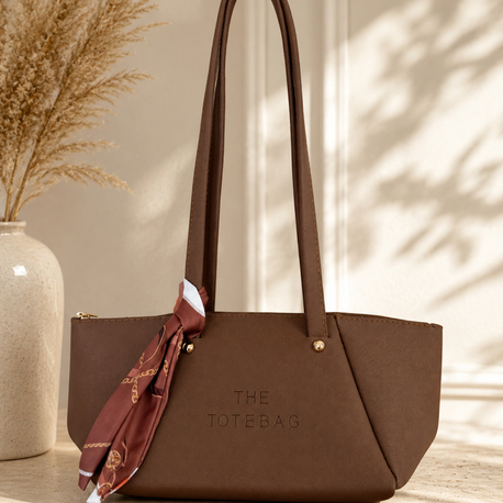 Totebag fular aksesuarlı çanta✨