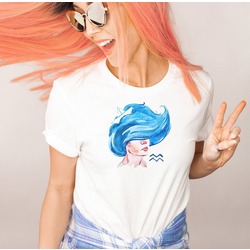 Kova Burcu Tasarım Tshirt (Burçlar koleksiyonu)