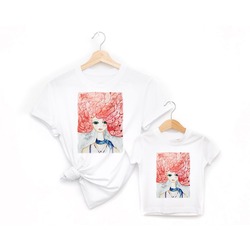 Kalp Saçan Kız Anne & Kızı Kombin Tshirt