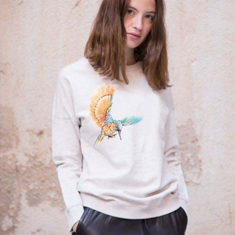 Kuş Tasarım Sweatshirt
