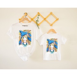 Nazar Boncuğu Kız Anne Çocuk Kombin Tasarım Tshirt