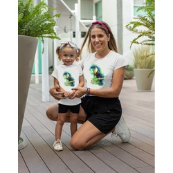 Anne ve Kızı kombin tasarım Tshirt