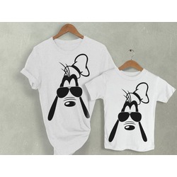 Goffy Baba ve Çocuk Kombin Tshirt (Adet fiyattır)