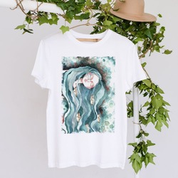 Deniz Kızı İllustrasyon Tasarım Tshirt