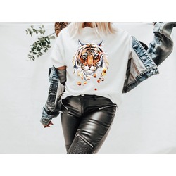 Kaplan Unisex Tasarım Tshirt