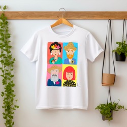 Ressamlar Tasarım Tshirt (yetişkin Ve Çocuk)