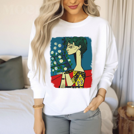 Kübik Tasarım Sweatshirt (Picasso)