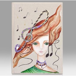 Müzik Başımın Tacı Tasarım Defter