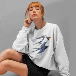 Martılar Tasarım Sweatshirt