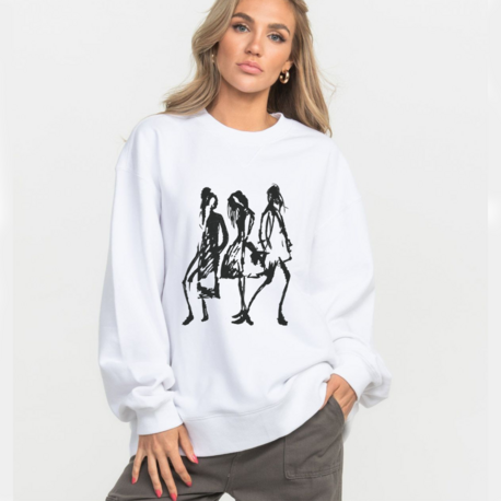 Slüet Kadınlar Tasarım Sweatshirt