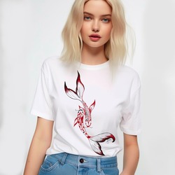 Balıklar Tasarım Tshirt (Tattoo koleksiyonu)