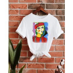 Kübik Kadın Tasarım Tshirt
