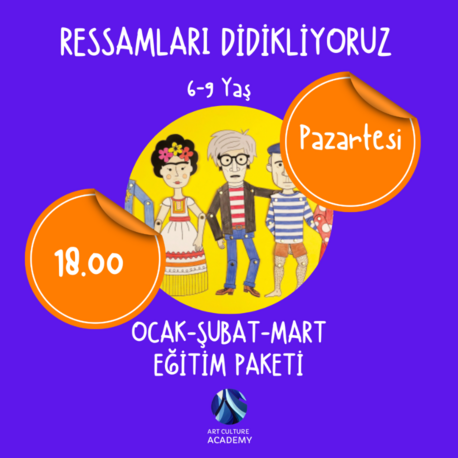 Ressamları Didikliyoruz Ocak-Şubat-Mart Eğitim Paketi
