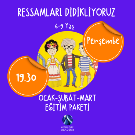 Ressamları Didikliyoruz Ocak-Şubat-Mart Eğitim Paketi
