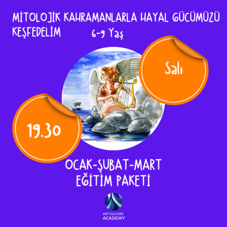 Mitolojik Kahramanlarla Hayal Gücümüzü Keşfedelim Ocak-Şubat-Mart Eğitim Paketi