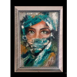 toz pastel  ve akrilik 