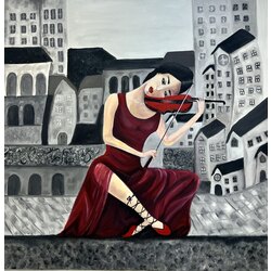Keman çalan kız