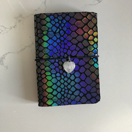 A6 Hologram Deri Defter Kılıfı