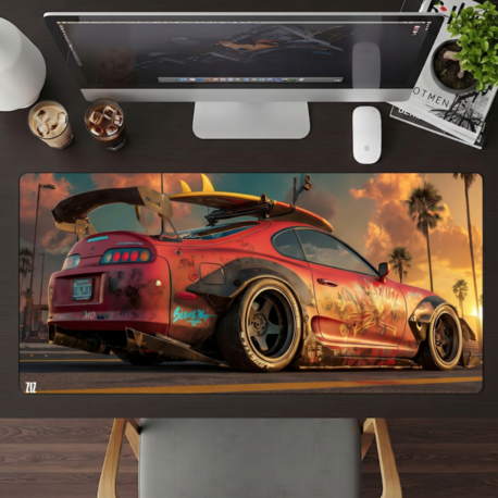 Toyota Supra Temalı Kişiye özel tasarım gaming mousepad ile setup’inı tamamen sana özel