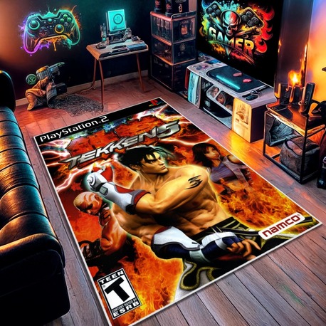 Tekken 5 Halı 80 x 120 cm  , Diğer Ölçüler İçin Varyasyon Seçebilirsiniz